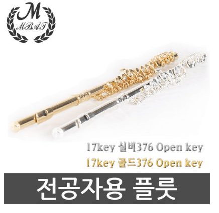 호가 17키 오픈키 전공자용 플룻 24k 도금 플루트